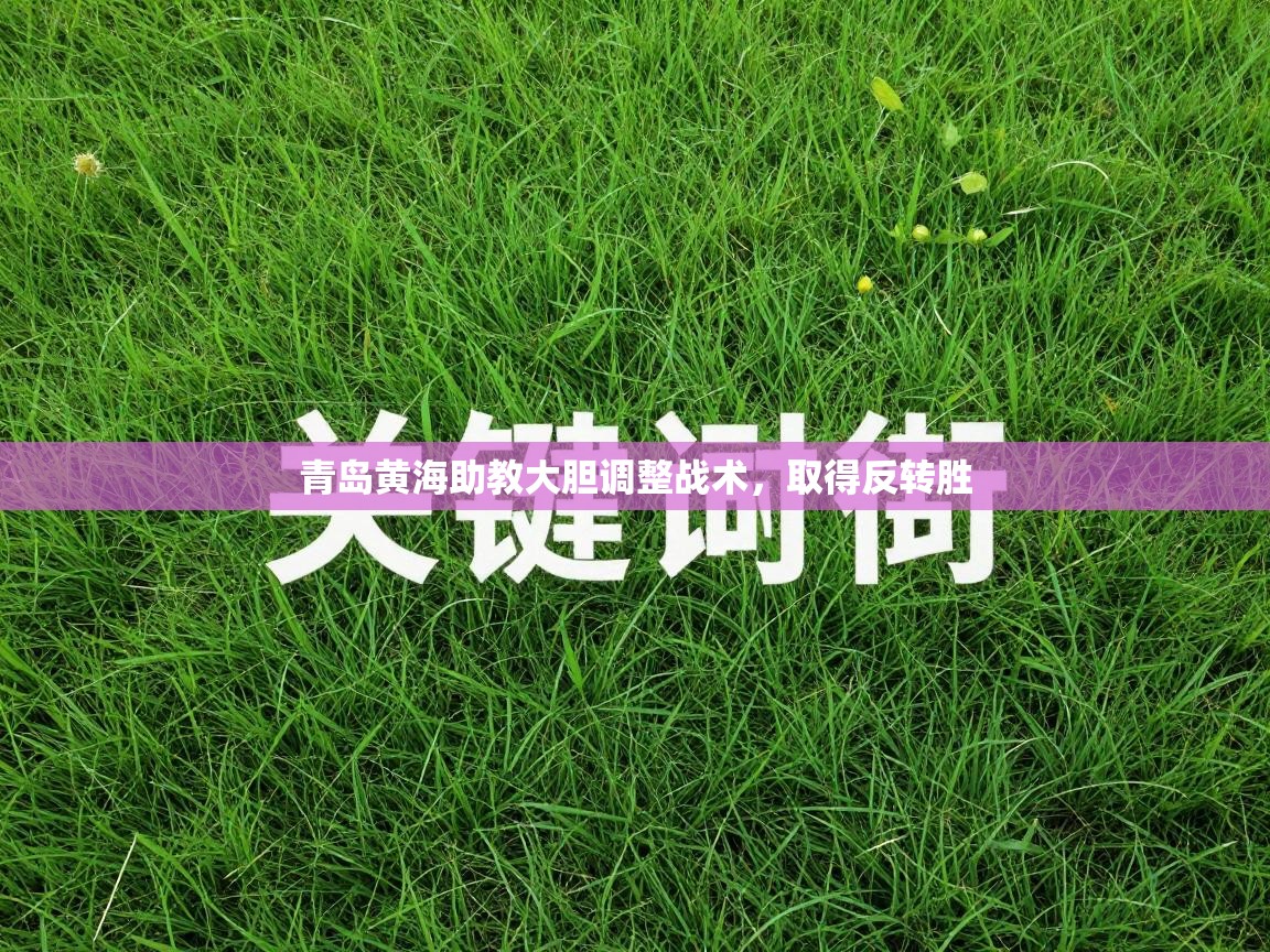 青岛黄海助教大胆调整战术，取得反转胜  第1张